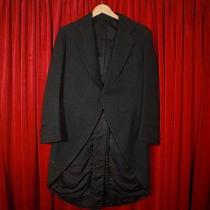 True Vintage 1933 Cutaway Coat Wool Gray Tuxedo